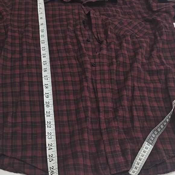 Vince Plaid Mens Shirt L - Picture 5 of 8